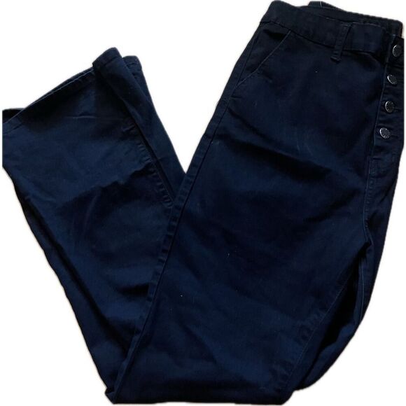 VIP High Waisted Women’s Pants Button Up Wide Leg Size 32 - Picture 1 of 7